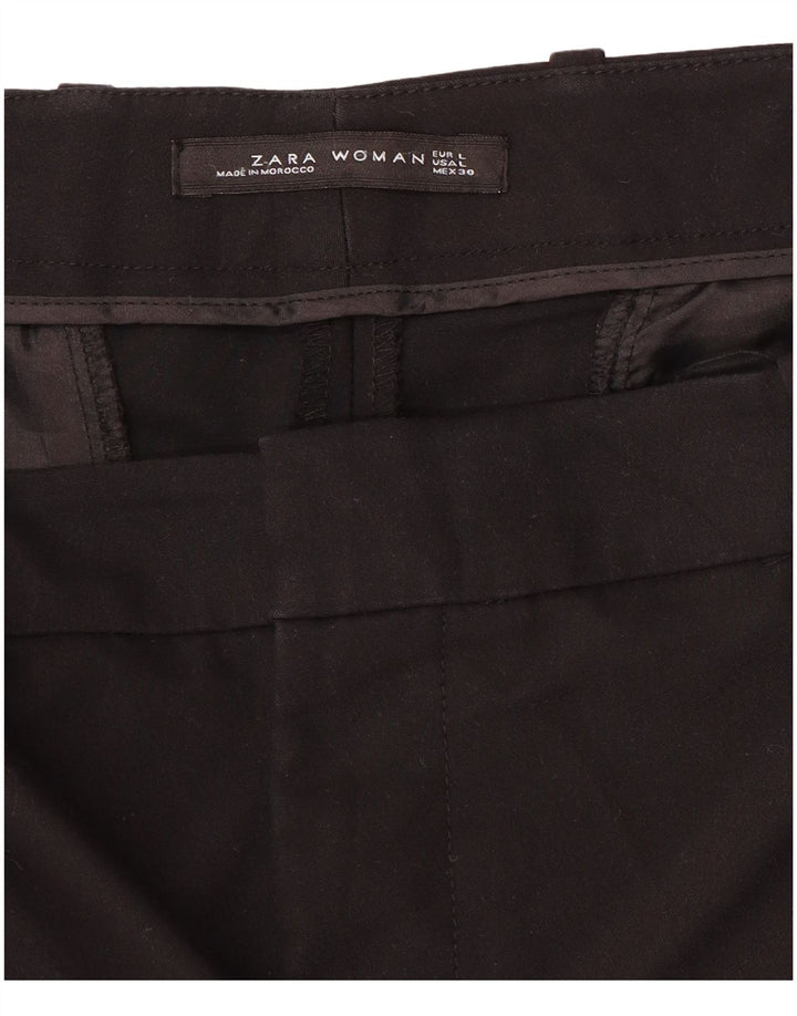 Zara Mujer Pantalón Chino Slim Grande W34 L27 Negro