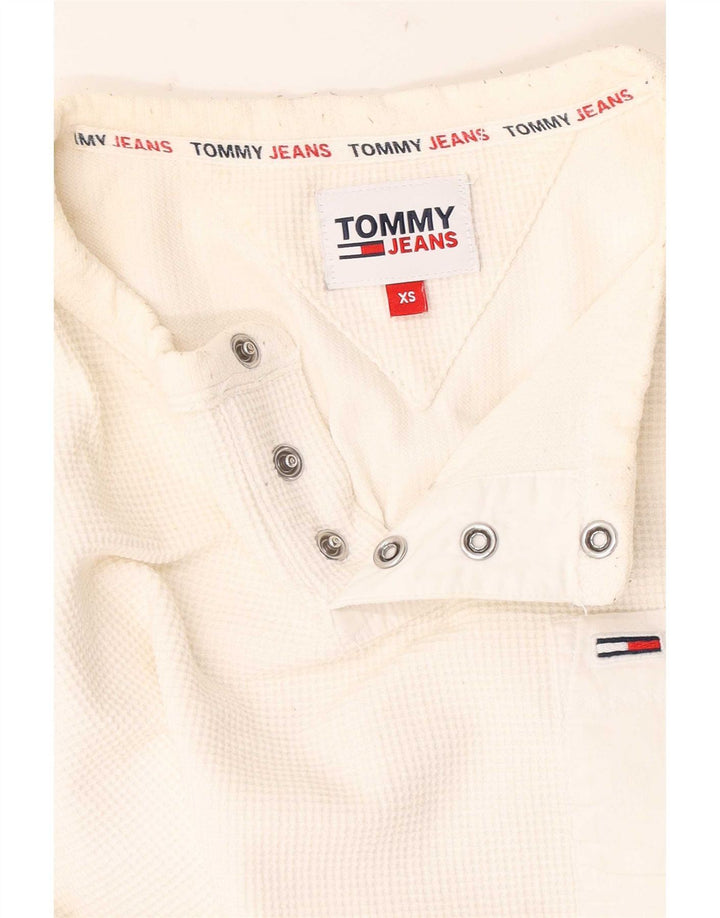 Tommy Hilfiger Hombre Top Manga Larga XS Blanco