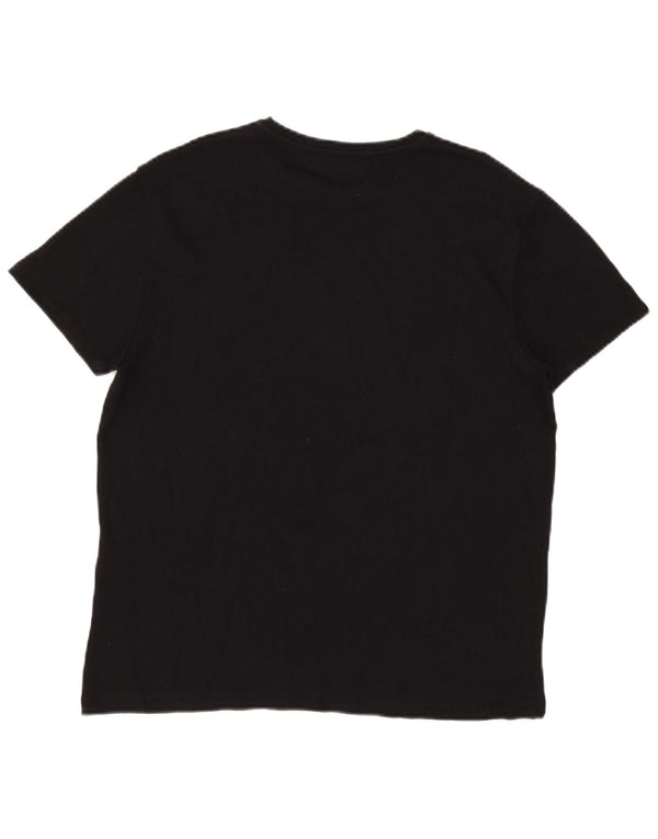 Zara Mujer Camiseta Top UK 46 Large Negro