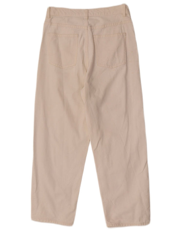 Cos Jeans recortados de cintura alta para mujer W26 L24 Algodón blanco