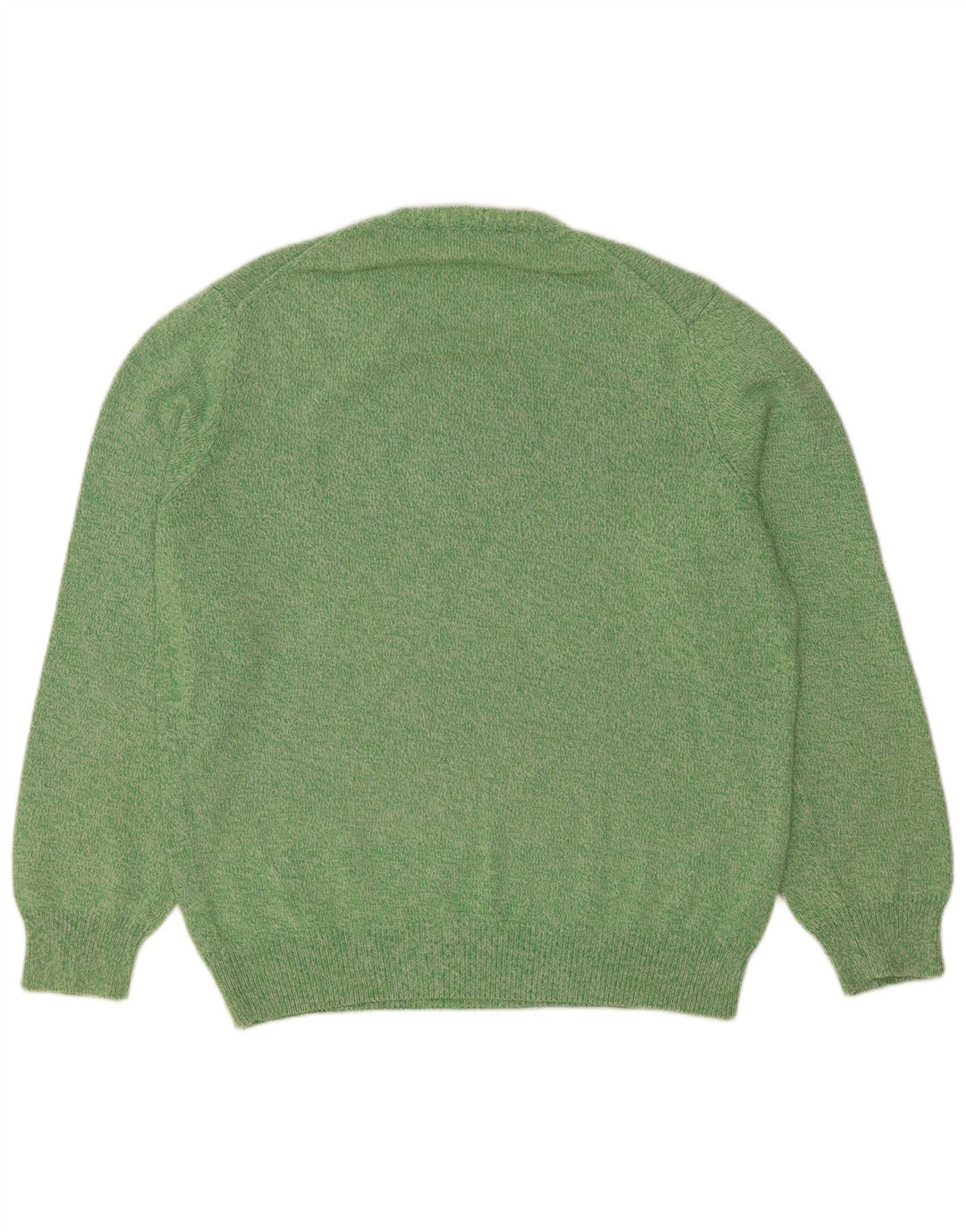 Henry Cottons Jersey de cuello redondo para hombre de algodón verde medio