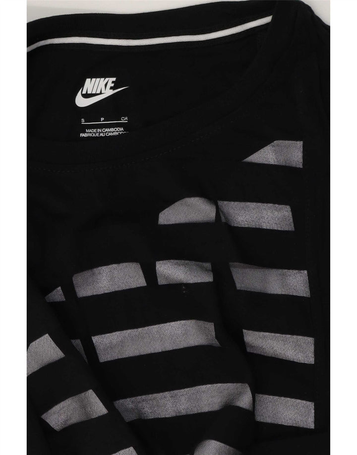Nike - Camiseta gráfica para hombre, talla pequeña, color negro