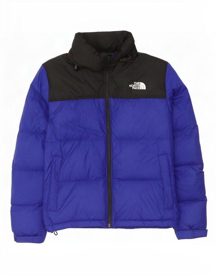 The North Face Chaqueta acolchada extragrande para mujer UK 10 Small Azul Colorblock