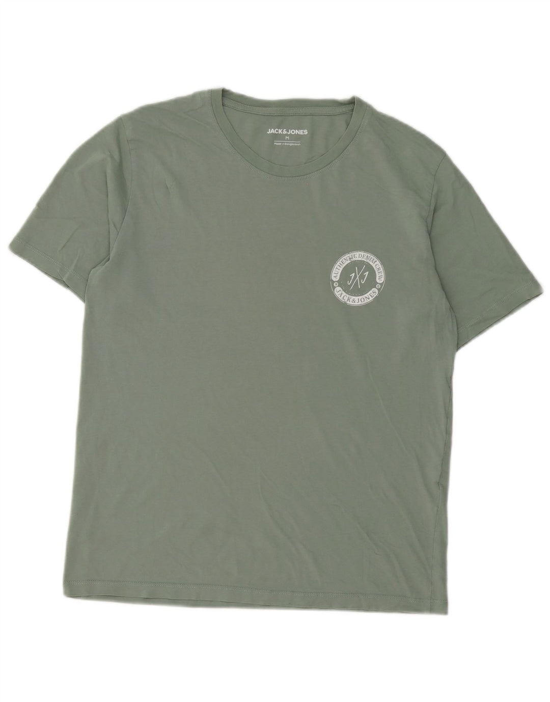Camiseta Jack & Jones Hombre Top Medium Verde Algodón