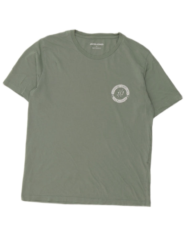 Camiseta Jack & Jones Hombre Top Medium Verde Algodón