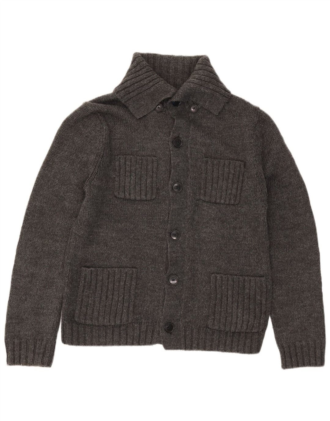Suéter tipo cárdigan para hombre Gap Acrílico gris medio