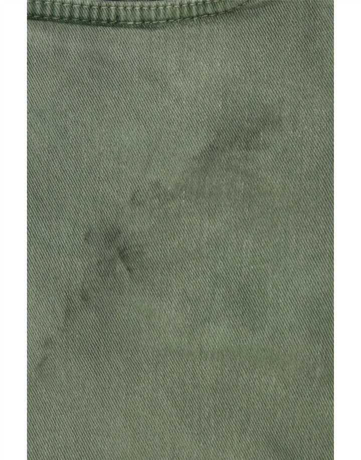 Shorts vaqueros para hombre Gas W32 Algodón verde medio