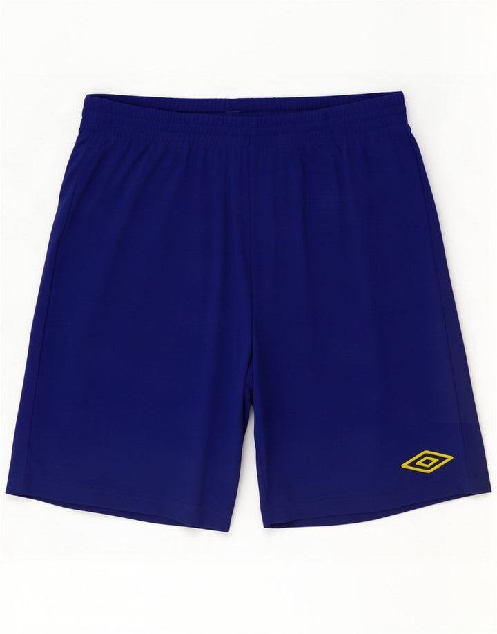 Pantalones cortos deportivos Umbro para hombre poliéster azul grande