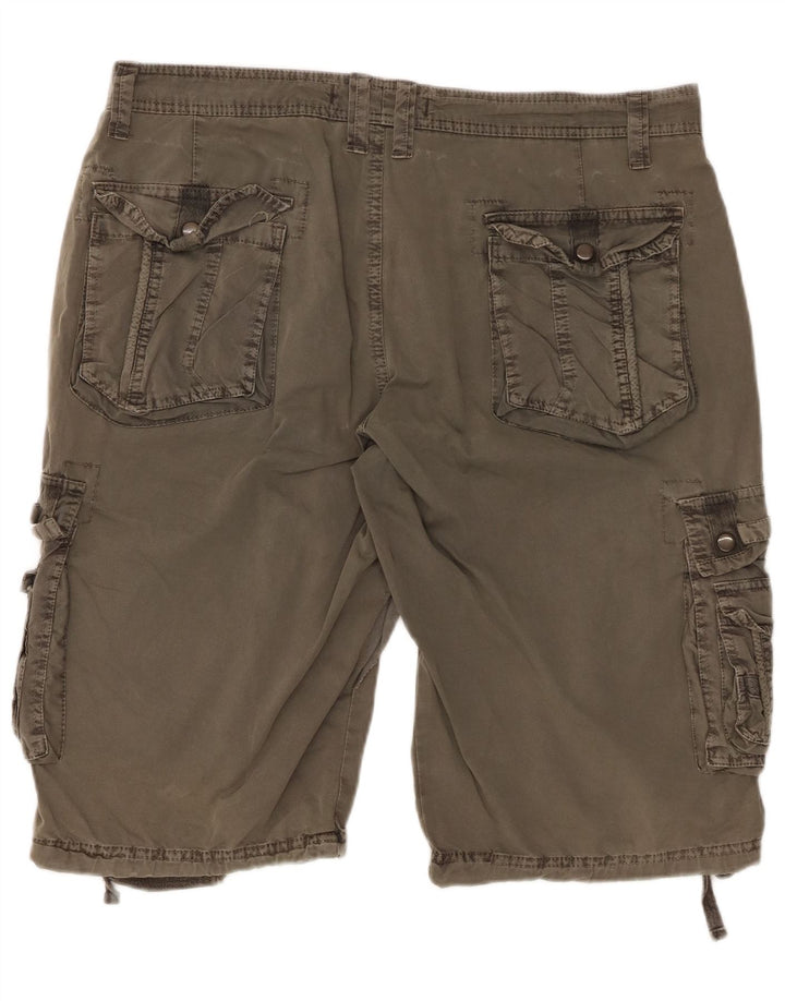 FOREX Pantalones cortos cargo para hombre W38 XL Algodón caqui