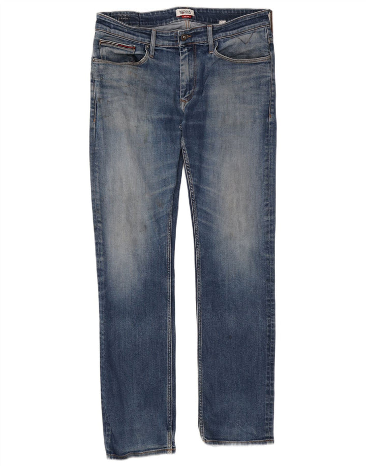 Tommy Hilfiger Vaqueros rectos para hombre W36 L34 Algodón azul