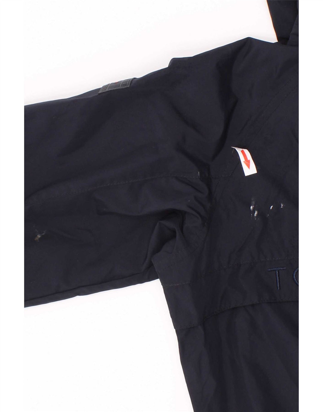 Tommy Hilfiger Chaqueta impermeable con capucha para niños 5-6 años Azul marino