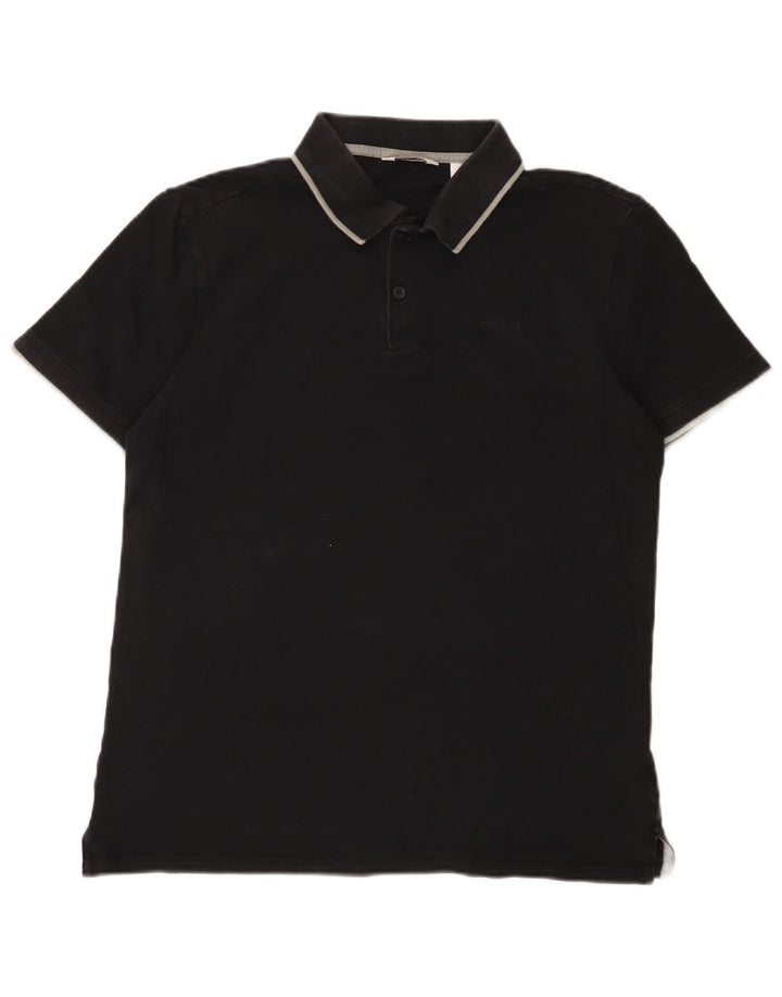 Polo Calvin Klein para hombre de algodón negro mediano