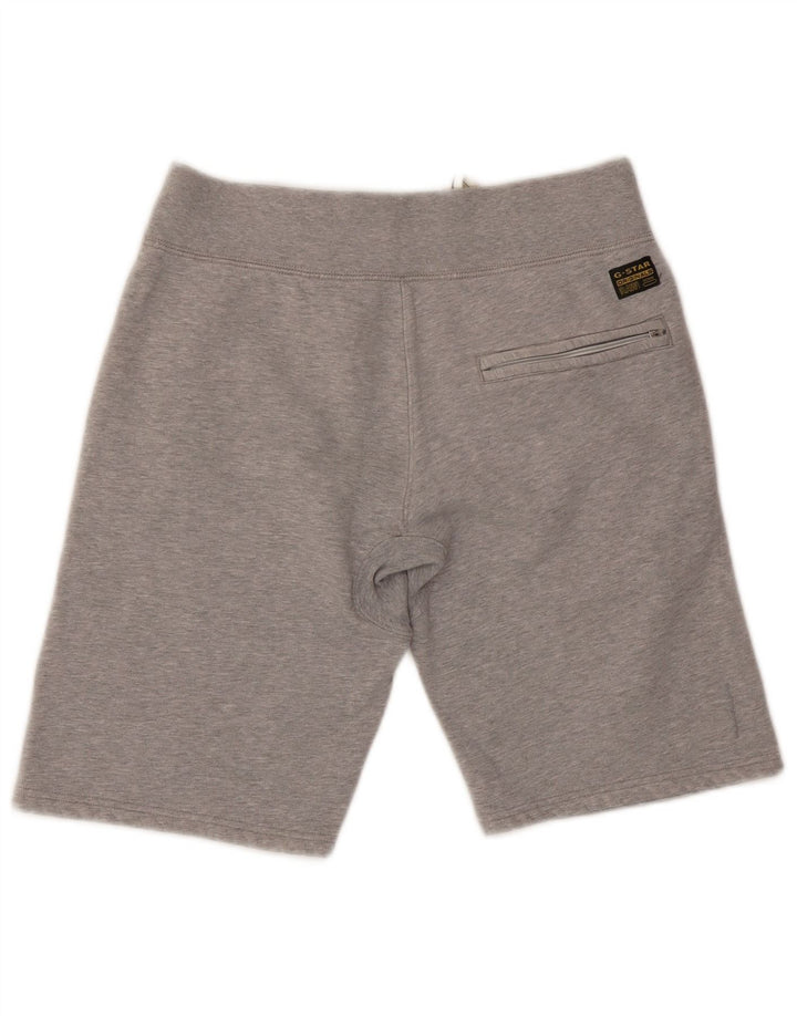 G-Star Hombre Pantalones cortos deportivos con estampado de algodón moteado en gris medio