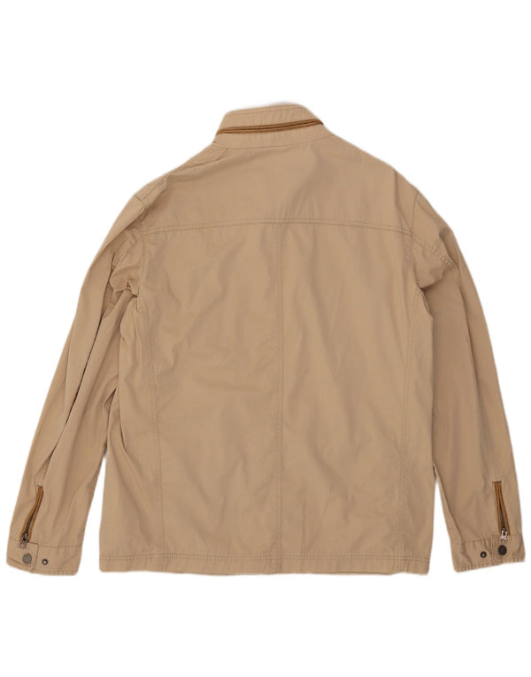 MASSIMO DUTTI Chaqueta utilitaria para hombre UK 42 XL Algodón beige