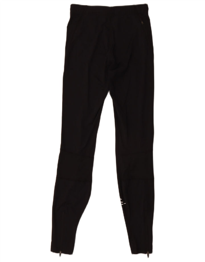 Asics Leggings para mujer UK 8 Small Negro Geométrico Poliamida