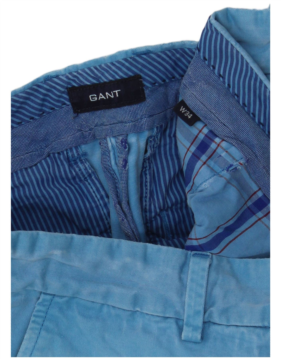 GANT Pantalones cortos chinos para hombre W34 Large Blue