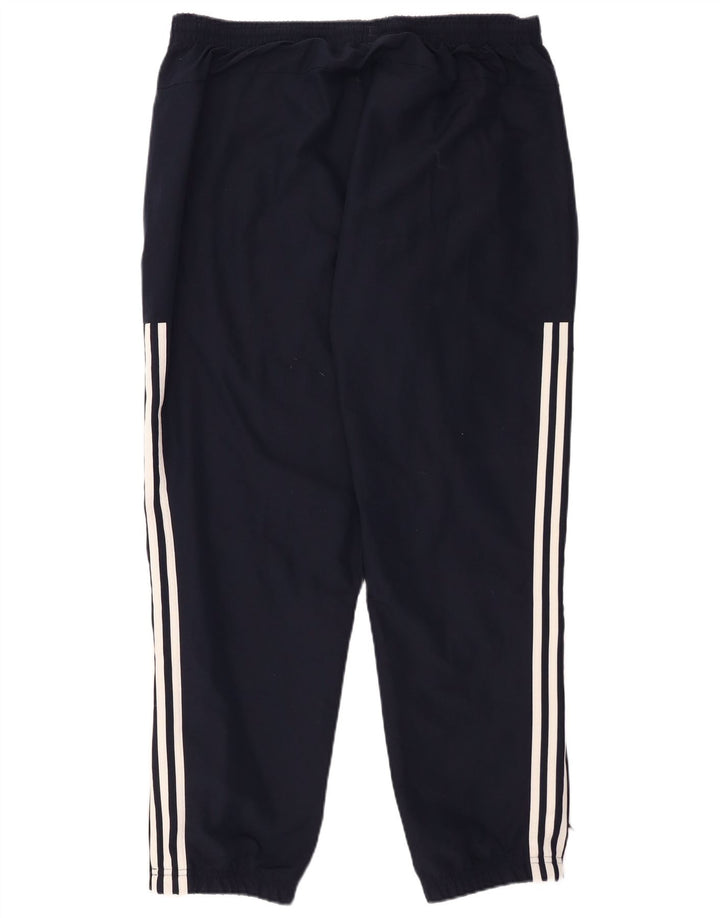 ADIDAS Hombre Chándal Pantalones Joggers Grande Azul Marino