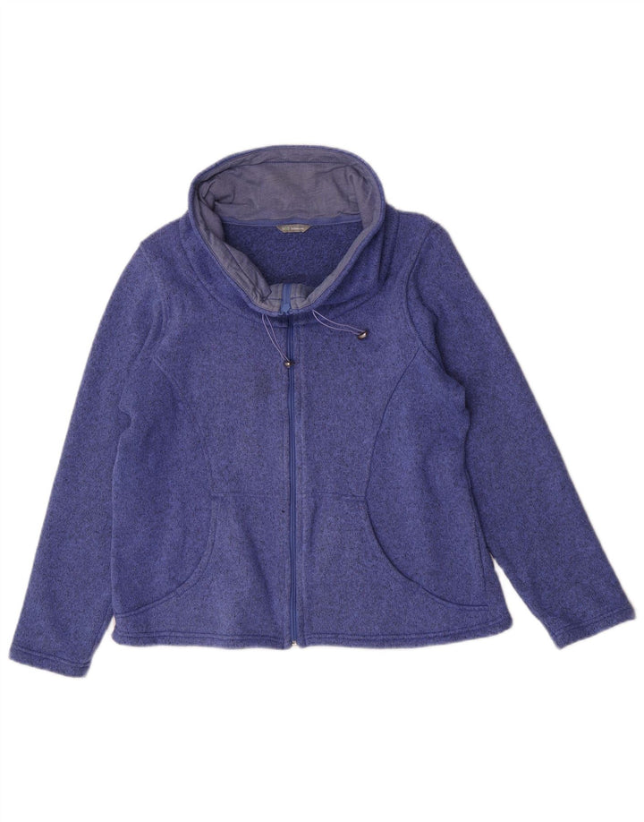 Marks & Spencer - Chaqueta de chándal para mujer, ajuste cómodo, talla 40, color azul
