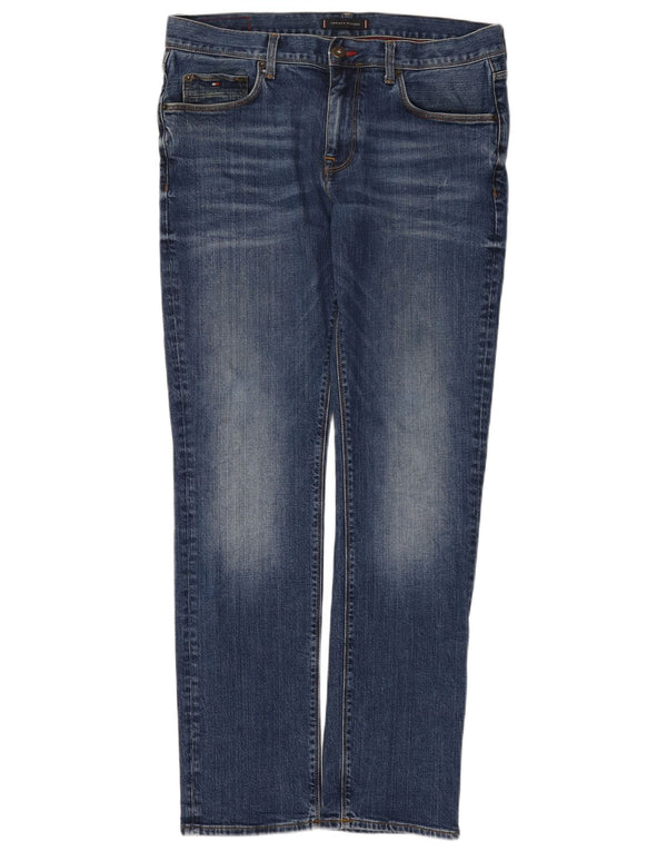 Tommy Hilfiger Vaqueros rectos Denton para hombre W34 L32 Algodón azul