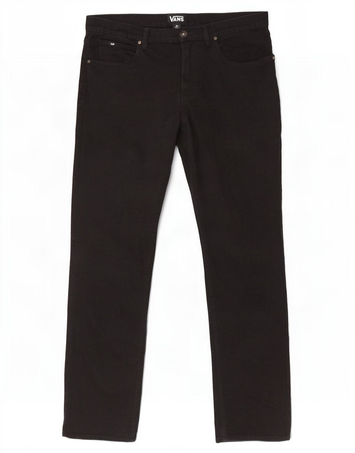Vaqueros ajustados para hombre Vans W34 L32 Algodón negro