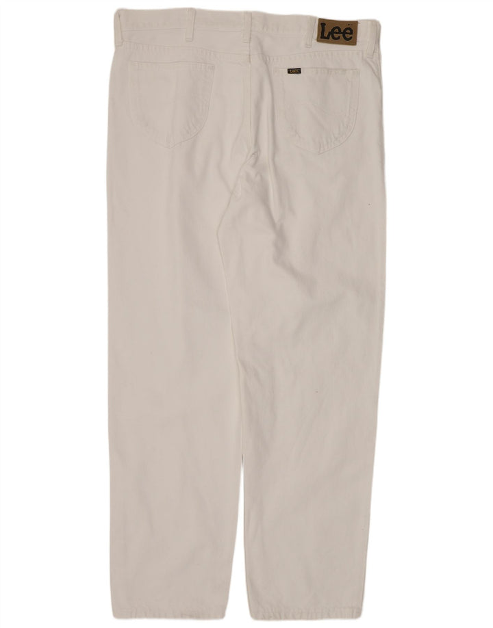 LEE Vaqueros rectos Kansas para hombre W40 L34 Algodón blanco