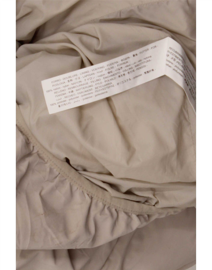 Zara Mens Chaqueta Acolchada UK 36 Small Gris Nylon
