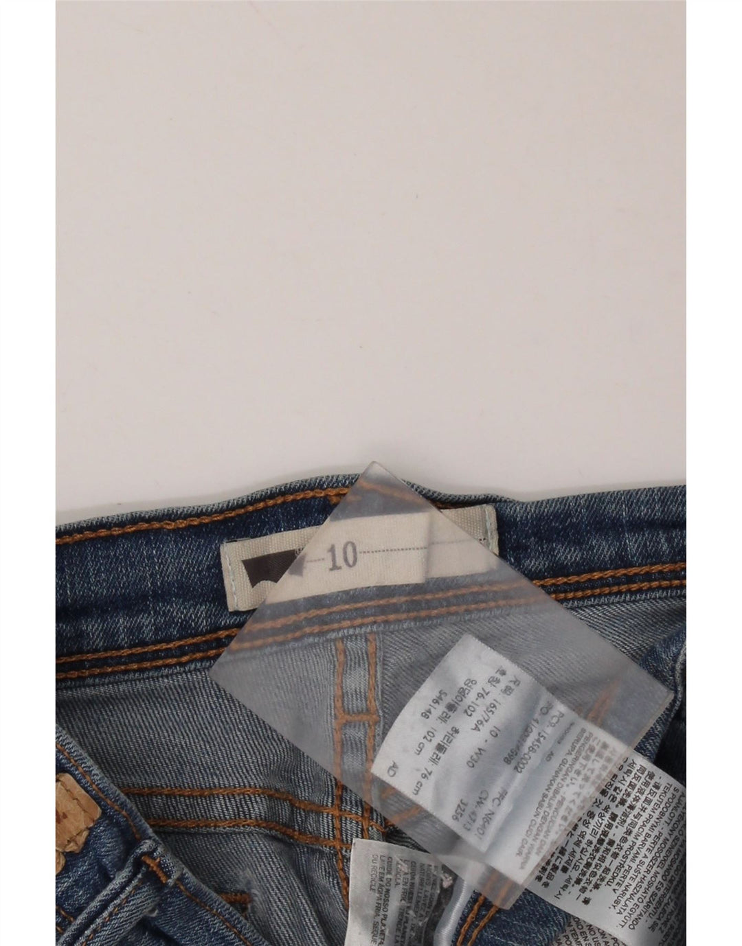LEVI'S Pantalones cortos de mezclilla de talle medio para mujer US 10 Medium W30 Algodón azul