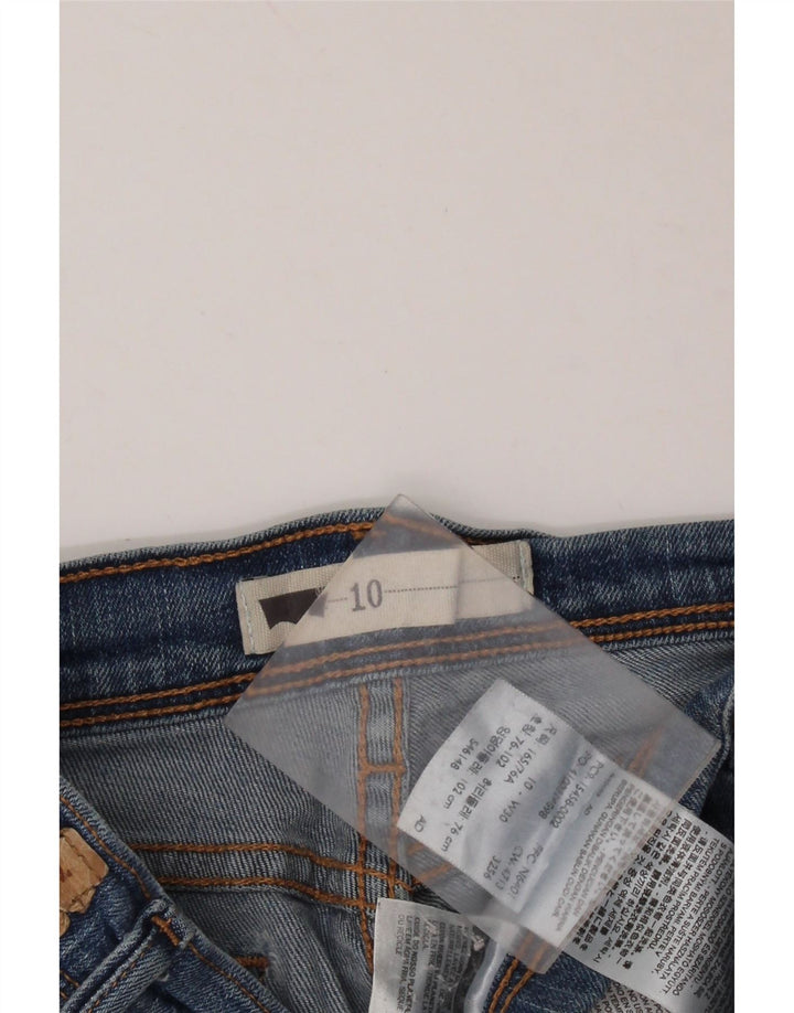LEVI'S Pantalones cortos de mezclilla de talle medio para mujer US 10 Medium W30 Algodón azul