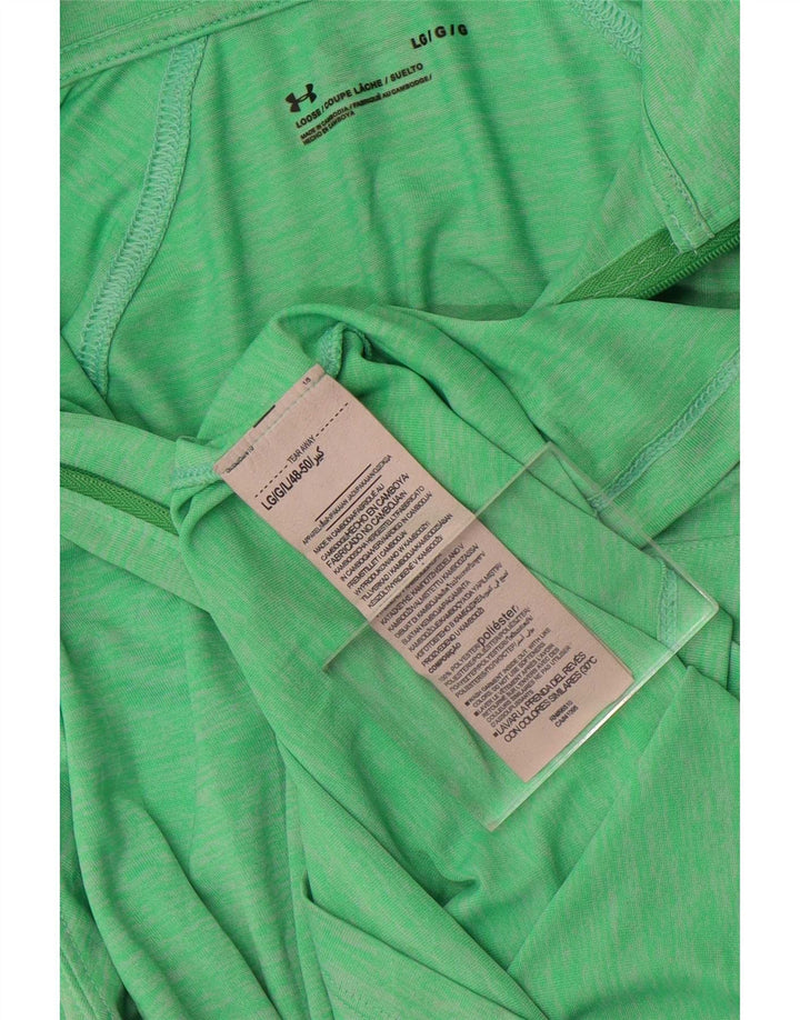 Under Armour Mujer Gráfico Jersey Chándal Top Reino Unido 40 Grande Verde