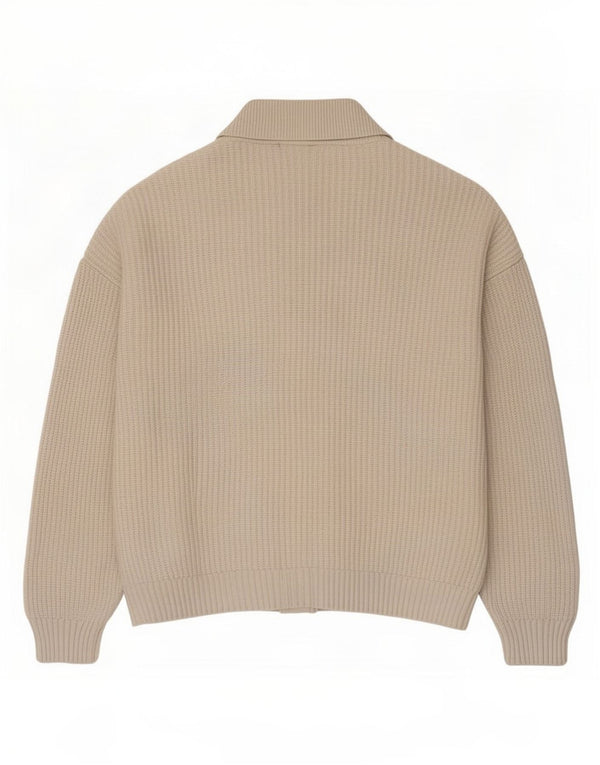 Marks & Spencer - Cárdigan para mujer, talla 40, viscosa beige mediana