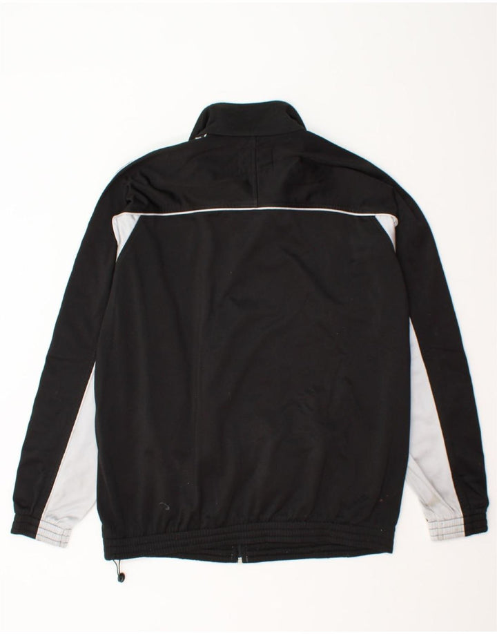 DIADORA Chaqueta superior de chándal con gráfico para hombre UK 40 Medium Black Colourblock