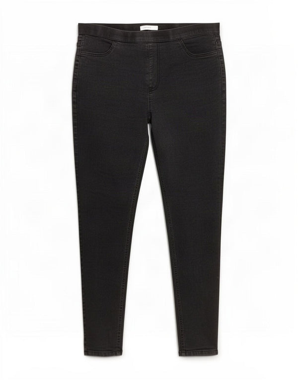 Marks & Spencer Jeans Jegging para Mujer UK 40 Large W34 L29 Algodón Negro