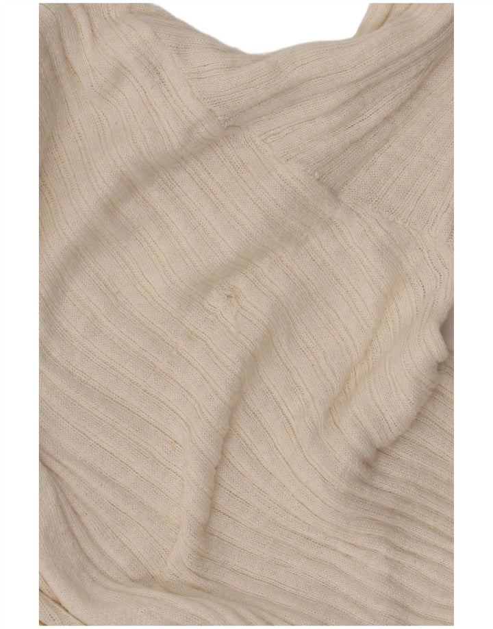 Zara Jersey Niña Cárdigan Largo 13-14 Años Beige Poliéster