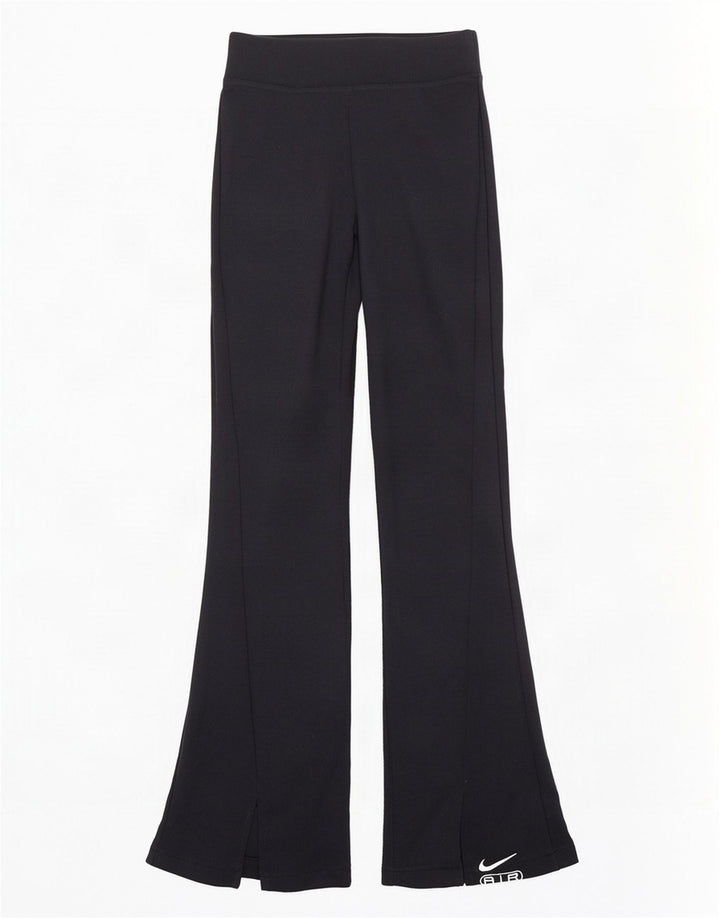 Nike - Pantalones de chándal acampanados para mujer, talla 40, color negro