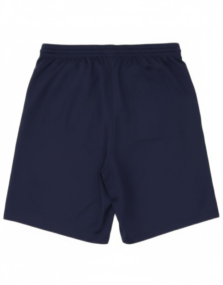 Nike - Pantalones cortos deportivos Dri Fit Slim Fit para hombre, talla pequeña, poliéster azul marino