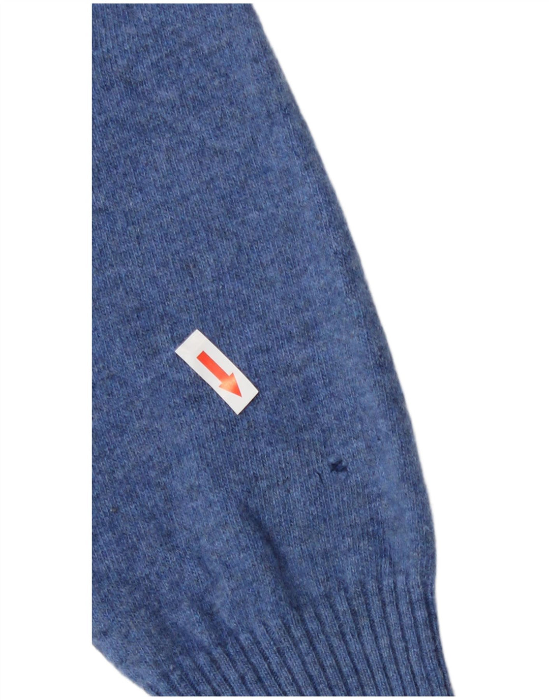 Zara Hombre Jersey De Cuello Redondo Jersey Grande Azul