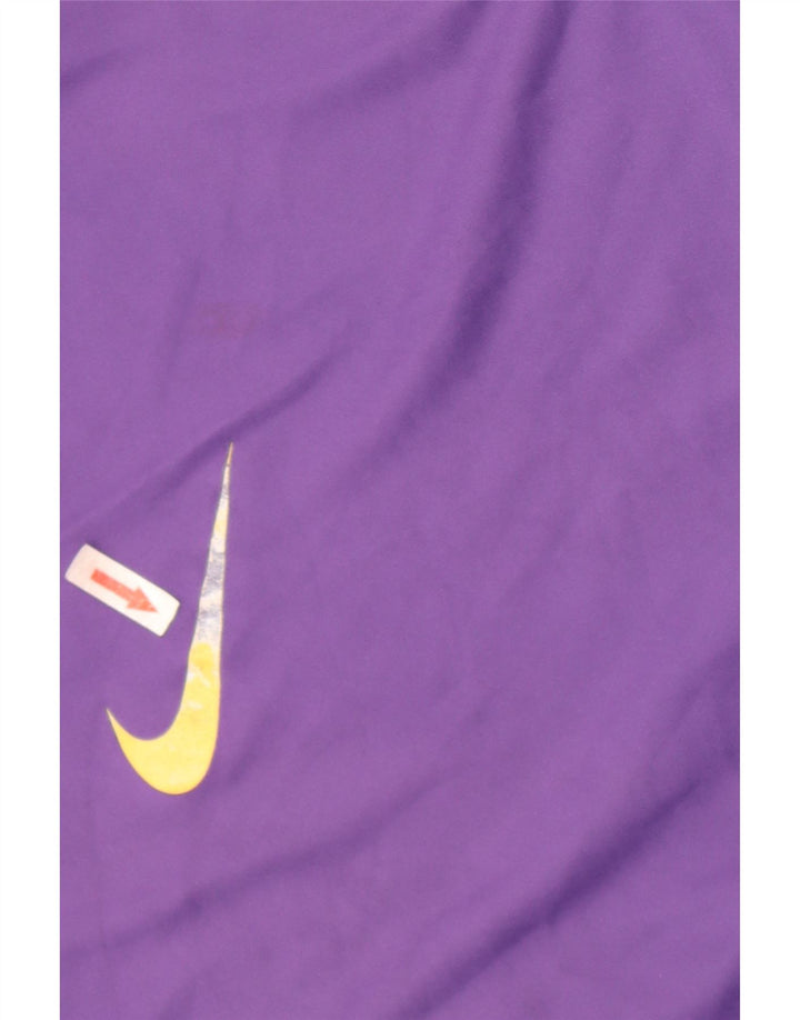 Nike - Camiseta Dri Fit para hombre, poliéster color block, color morado medio