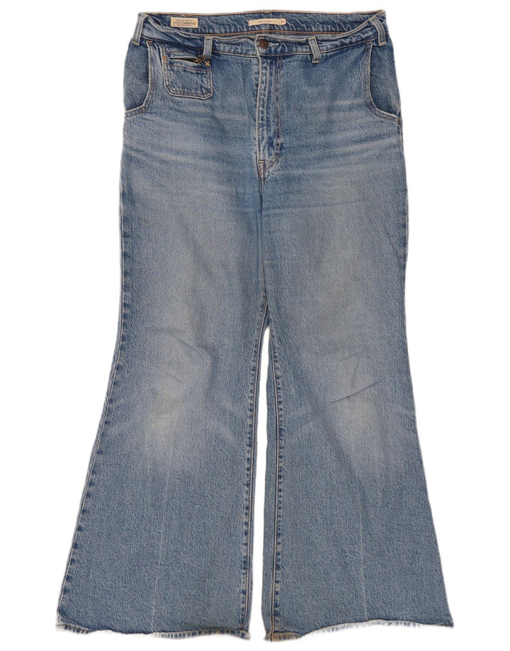 Levi's Mujer Ribcage Bell Flared Jeans W31 L30 Algodón Azul
