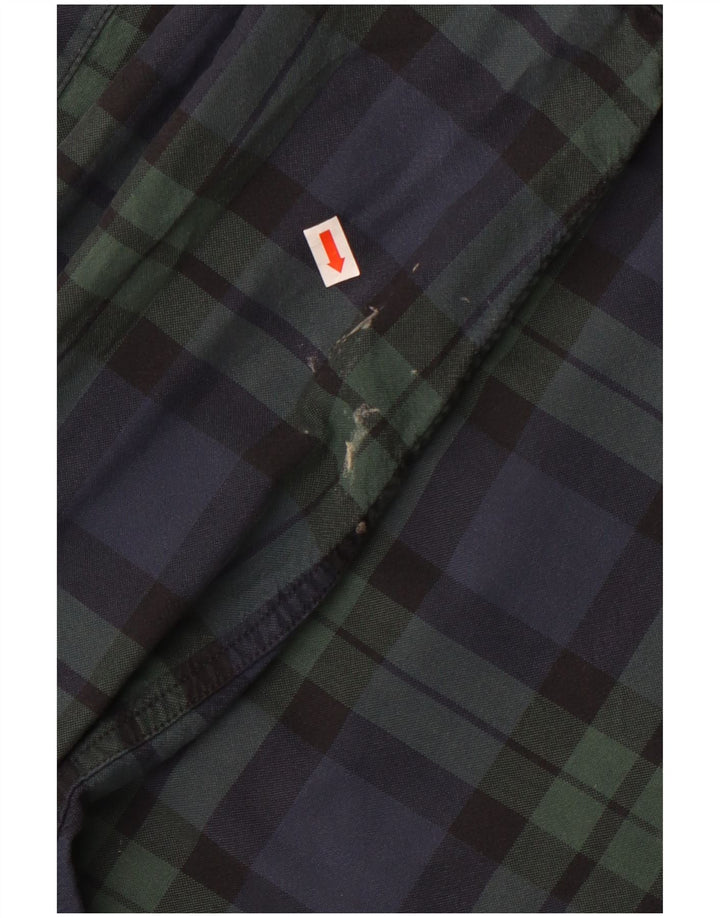 Camisa Ralph Lauren para hombre grande de algodón a cuadros azul marino