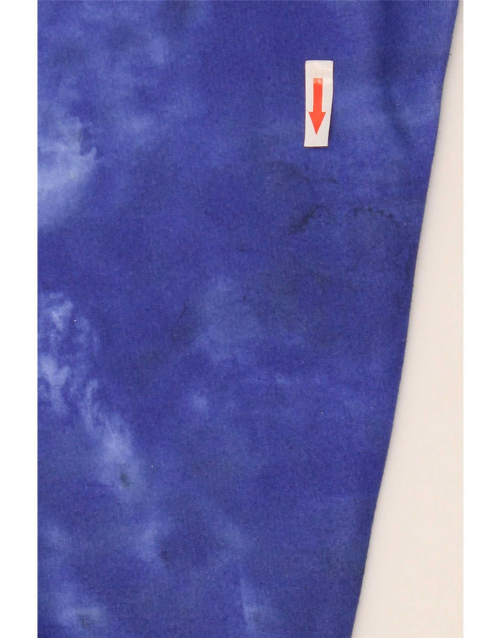 Adidas - Sudadera de gran tamaño con gráfico para mujer, talla 10, color azul