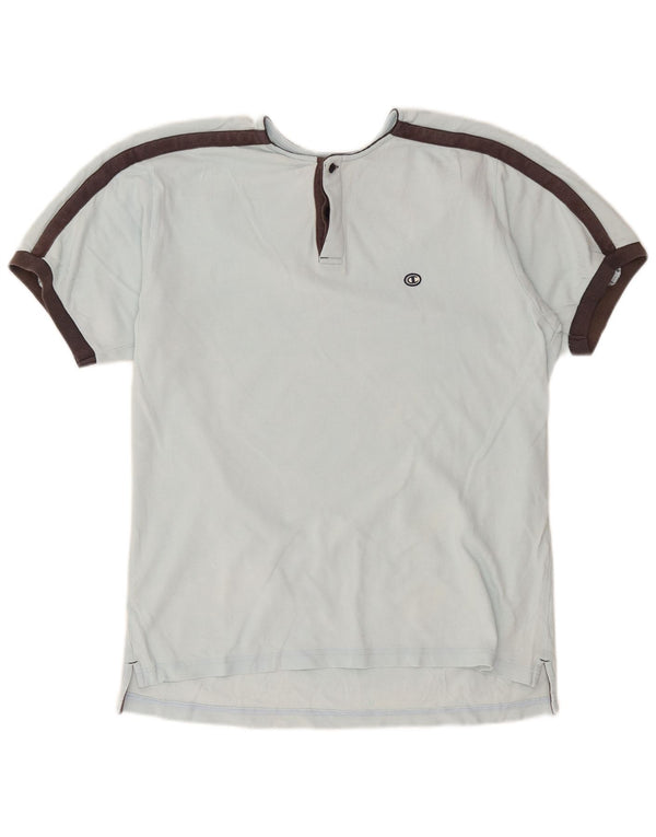Champion Camiseta para hombre Top Large Blue Colorblock