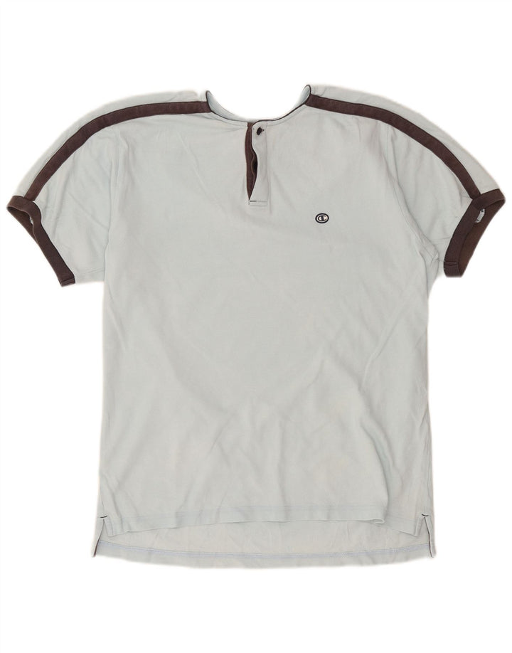 Champion Camiseta para hombre Top Large Blue Colorblock