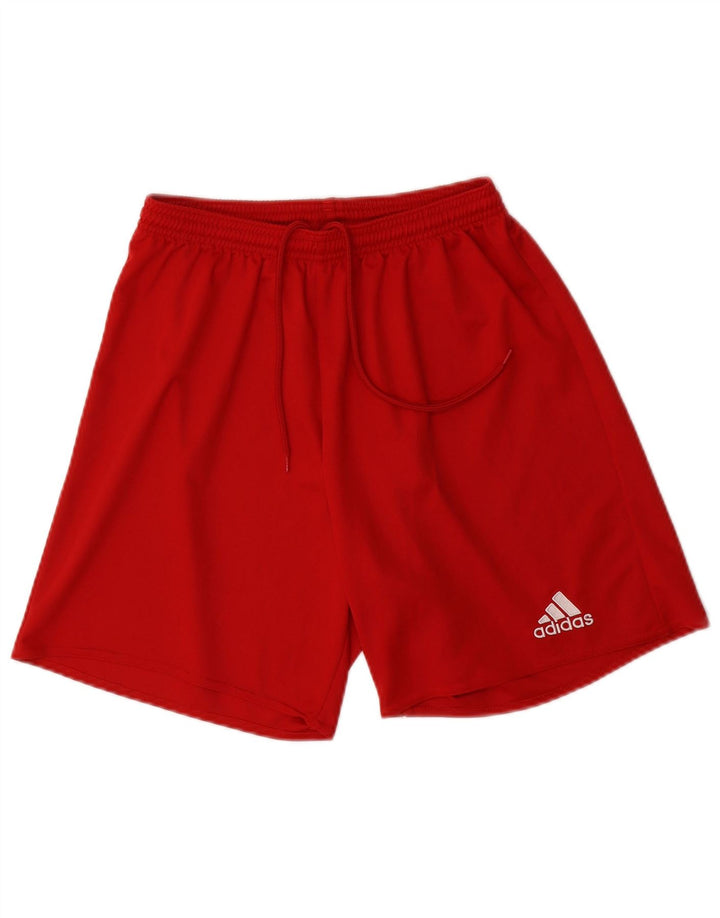 Adidas Mens Climalite Sport Shorts Medio Rojo Poliéster