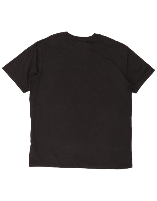 Billabong Hombre Camiseta Top Grande Algodón Negro