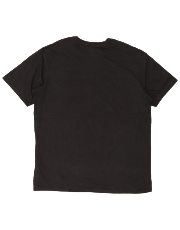 Billabong Hombre Camiseta Top Grande Algodón Negro