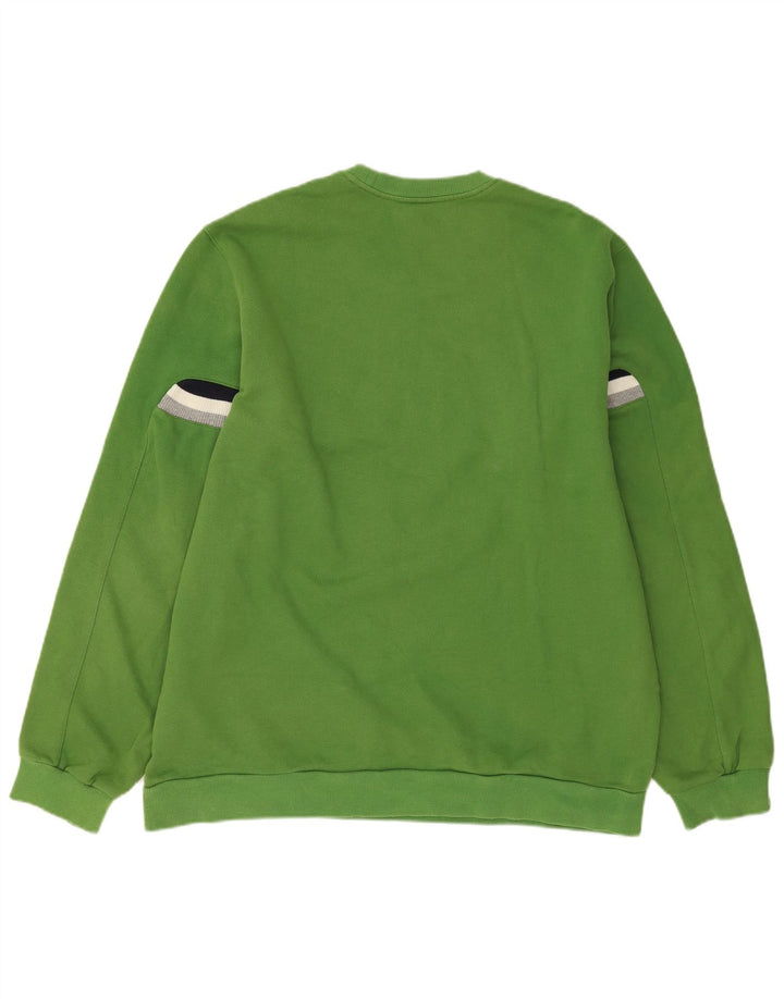 ADIDAS Sudadera gráfica para hombre Jumper Grande Algodón verde