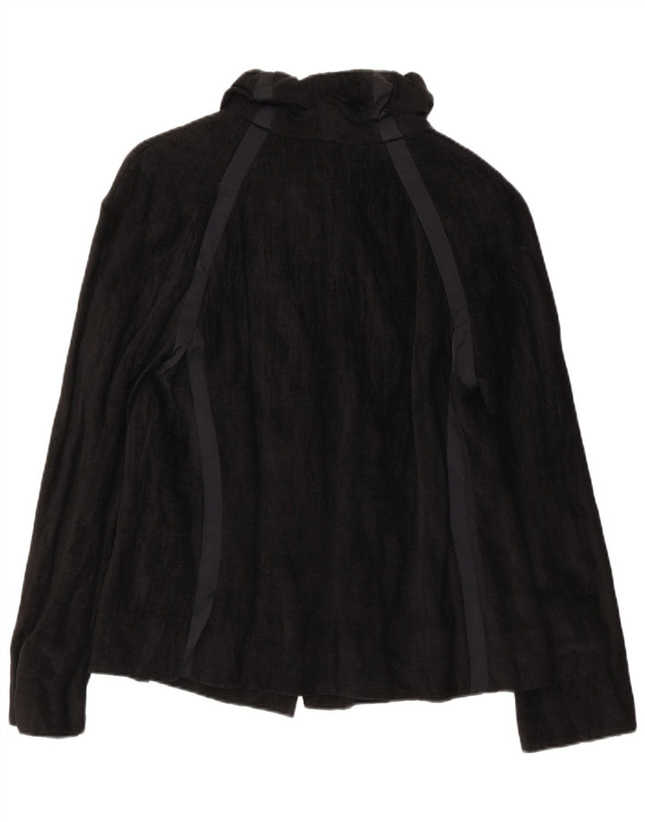 Evelin Brandt Chaqueta tipo blazer Berlin de 4 botones para mujer EU 36 Small Black Wool