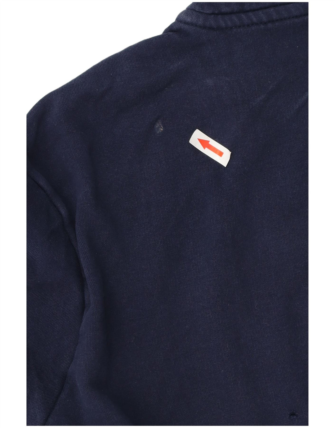 Kappa Mens Chándal Top Chaqueta Grande Azul Marino Algodón