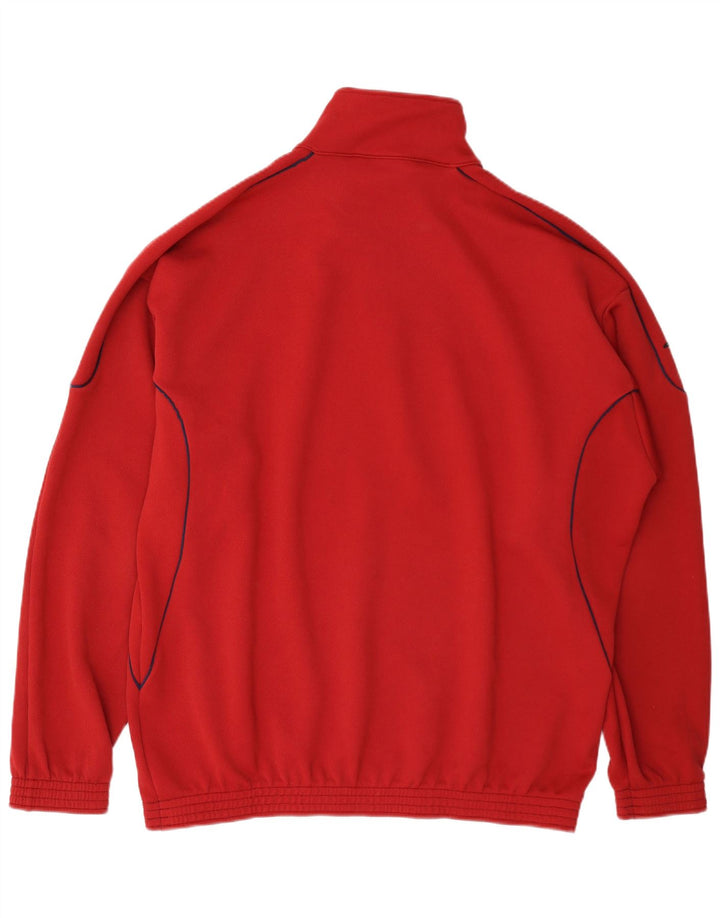 Biemme Hombre Jersey Chándal Top Chaqueta 2XL Poliéster Rojo