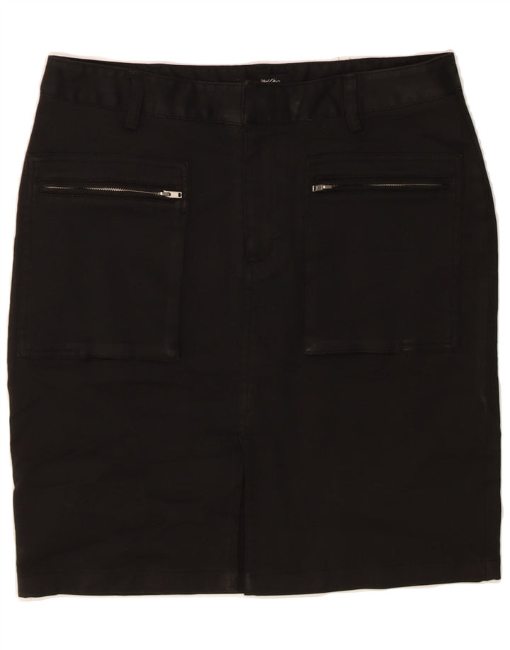 MOSSIMO Womens Cargo Skirt US 6 Medium W32  Black Cotton Vintage Mossimo and Second-Hand Mossimo from Messina Hembry 